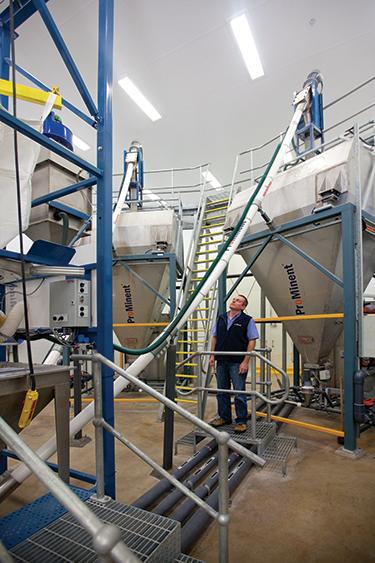 Bulk Bag Discharger Systems Handle Fluoride Powder for Potable Water Treatment